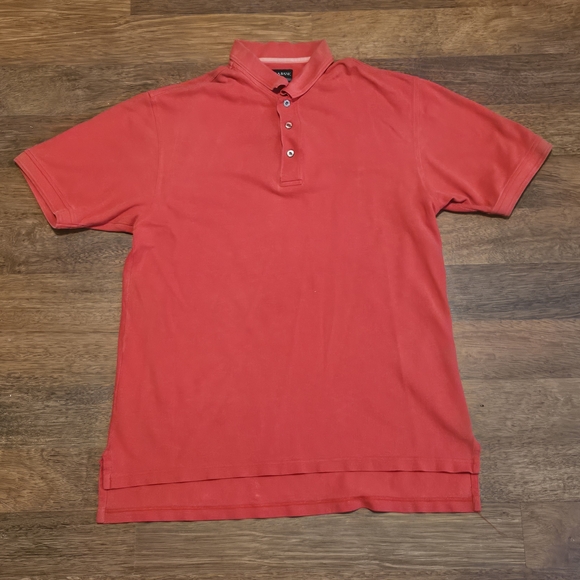 JOS. A. BANK mens leadbetter golf polo SIZE MEDIUM COLOR RED LM1 - Picture 1 of 13